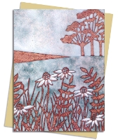 Book Cover for Janine Partington: Copper Foil Meadow Scene Greeting Card Pack by Flame Tree Studio