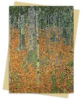 Book Cover for Gustav Klimt: The Birch Wood Greeting Card Pack by Flame Tree Studio