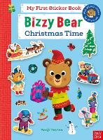 Book Cover for Bizzy Bear: My First Sticker Book: Christmas Time by Benji Davies