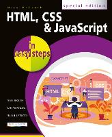 Book Cover for HTML, CSS and JavaScript in easy steps by Mike McGrath