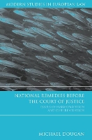 Book Cover for National Remedies Before the Court of Justice by Professor Michael Dougan