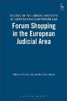 Book Cover for Forum Shopping in the European Judicial Area by Pascal de Vareilles-Sommières