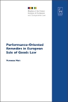 Book Cover for Performance-Oriented Remedies in European Sale of Goods Law by Vanessa Mak