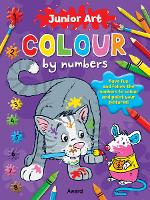 Book Cover for Junior Art Colour By Numbers: Cat by Angela Hewitt