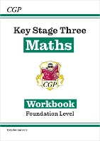 Book Cover for KS3 Maths Workbook - Foundation (Includes Answers) by CGP Books