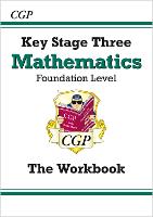 Book Cover for KS3 Maths Workbook - Foundation (Answers Sold Separately) by CGP Books