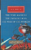 Book Cover for The Time Machine, The Invisible Man, The War of the Worlds by H G Wells, Margaret Drabble