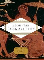 Book Cover for Poems from Greek Antiquity by Paul Quarrie