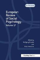 Book Cover for European Review of Social Psychology: Volume 17 by Wolfgang Stroebe