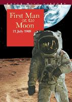 Book Cover for First Man on the Moon by John Malam, Hilary Malam