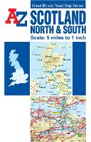 Book Cover for Scotland Road Map by Geographers' A-Z Map Company