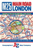 Book Cover for M25 Main Road Map of London by Geographers AZ Map Company