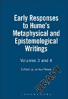 Book Cover for Early Responses to Hume's Metaphysical and Epistemological Writings by James Fieser