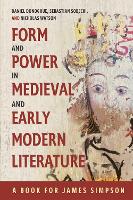 Book Cover for Form and Power in Medieval and Early Modern Literature by Laura Ashe