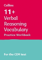Book Cover for 11+ Verbal Reasoning Vocabulary Practice Workbook : For the 2026 CEM Tests by Philip McMahon