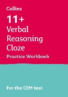 Book Cover for 11+ Verbal Reasoning Cloze Practice Workbook by Collins 11+