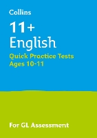 Book Cover for 11+ English Quick Practice Tests Age 10-11 (Year 6) by Letts 11+