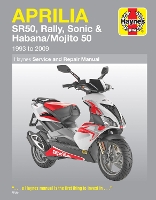 Book Cover for Aprilia SR50, Rally, Sonic & Habana/Mojito Scooters (93 - 09) by Phil Mather