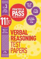 Book Cover for Practise & Pass 11+ Level Three: Verbal reasoning Practice Test Papers by Peter Williams