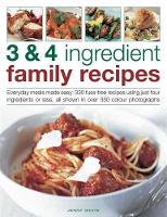 Book Cover for 3 & 4 Ingredient Family Recipes by Jenny White