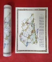 Book Cover for Pelsall Village 1884 - Old Map Supplied Rolled in a Clear Two Part Screw Presentation Tube - Print Size 45Cm X 32Cm by Mapseeker Publishing