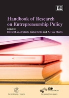 Book Cover for Handbook of Research on Entrepreneurship Policy by David B. Audretsch