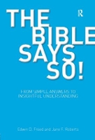 Book Cover for The Bible Says So! by Edwin D. Freed, Jane F. Roberts