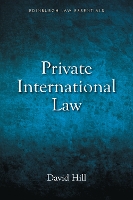 Book Cover for Private International Law Essentials by David Hill