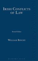 Book Cover for Irish Conflicts of Law by Prof William Binchy