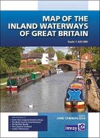 Book Cover for Map of the Inland Waterways of Great Britain by Jane Cumberlidge