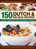 Book Cover for 150 Dutch & Belgian Recipes by Moor Janny De