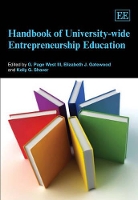 Book Cover for Handbook of University-wide Entrepreneurship Education by G. Page West III