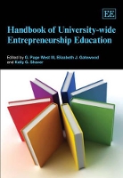 Book Cover for Handbook of University-wide Entrepreneurship Education by G Page West III