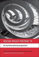 Book Cover for Social Policy Review 15 by Catherine Bochel