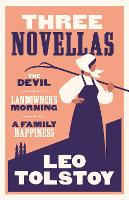 Book Cover for Three Novellas: New Translation by Leo Tolstoy