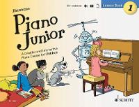 Book Cover for Piano Junior - Lesson Book 1 by HansGunter Heumann