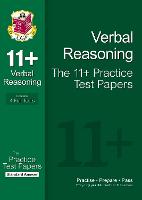 Book Cover for 11+ Verbal Reasoning Practice Papers by CGP Books