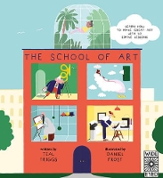 Book Cover for The School of Art by Daniel Frost, Teal Triggs