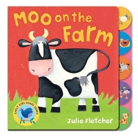 Book Cover for Moo on the Farm by Julie Fletcher