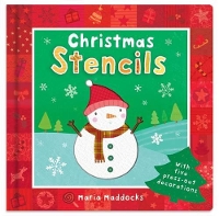Book Cover for Christmas Stencils by Maria Maddocks