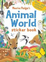 Book Cover for Animal World Sticker Book by Maurice Pledger