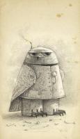 Book Cover for Shaun Tan Notebook - Snow Owl (Grey) by Shaun Tan