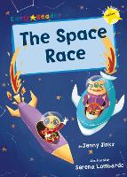 Book Cover for The Space Race by Jenny Jinks