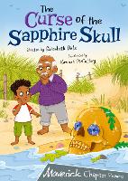 Book Cover for The Curse of the Sapphire Skull by Elizabeth Dale