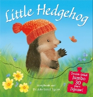 Book Cover for Little Hedgehog: Storybook and Double-Sided Jigsaw by M Christina Butler, Tina Macnaughton