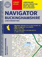 Book Cover for Philip's Navigator Street Atlas Buckinghamshire and Milton Keynes by Philip's Maps