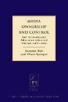 Book Cover for Media Ownership and Control by Alison Sprague, Suzanne (Serle Court Chambers, UK) Rab