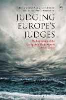 Book Cover for Judging Europe’s Judges by Professor Maurice Adams