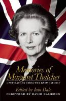 Book Cover for Memories of Margaret Thatcher by David Cameron