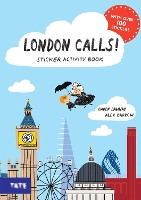 Book Cover for London Calls! Sticker Activity Book by Gabby Dawnay